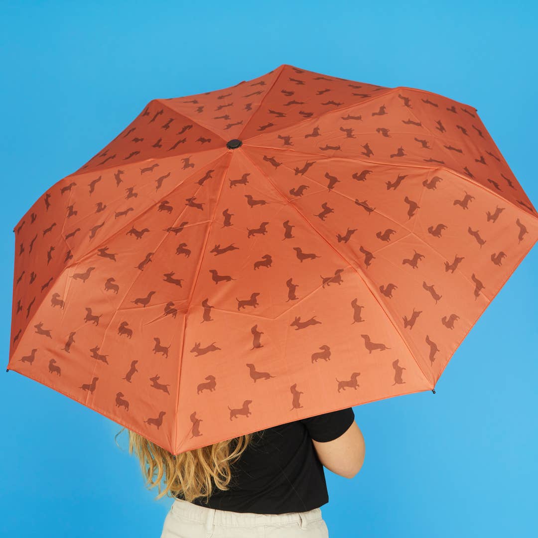 Brown Sausage Dog Umbrella