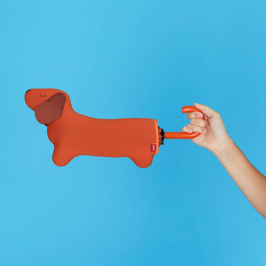 Brown Sausage Dog Umbrella