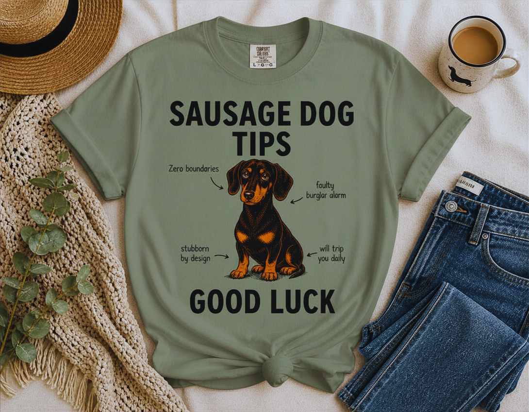 Sausage Dog Tips Tee