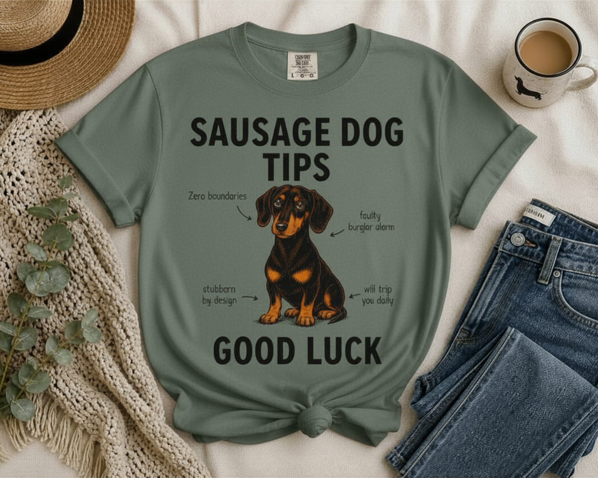 Sausage Dog Tips Tee