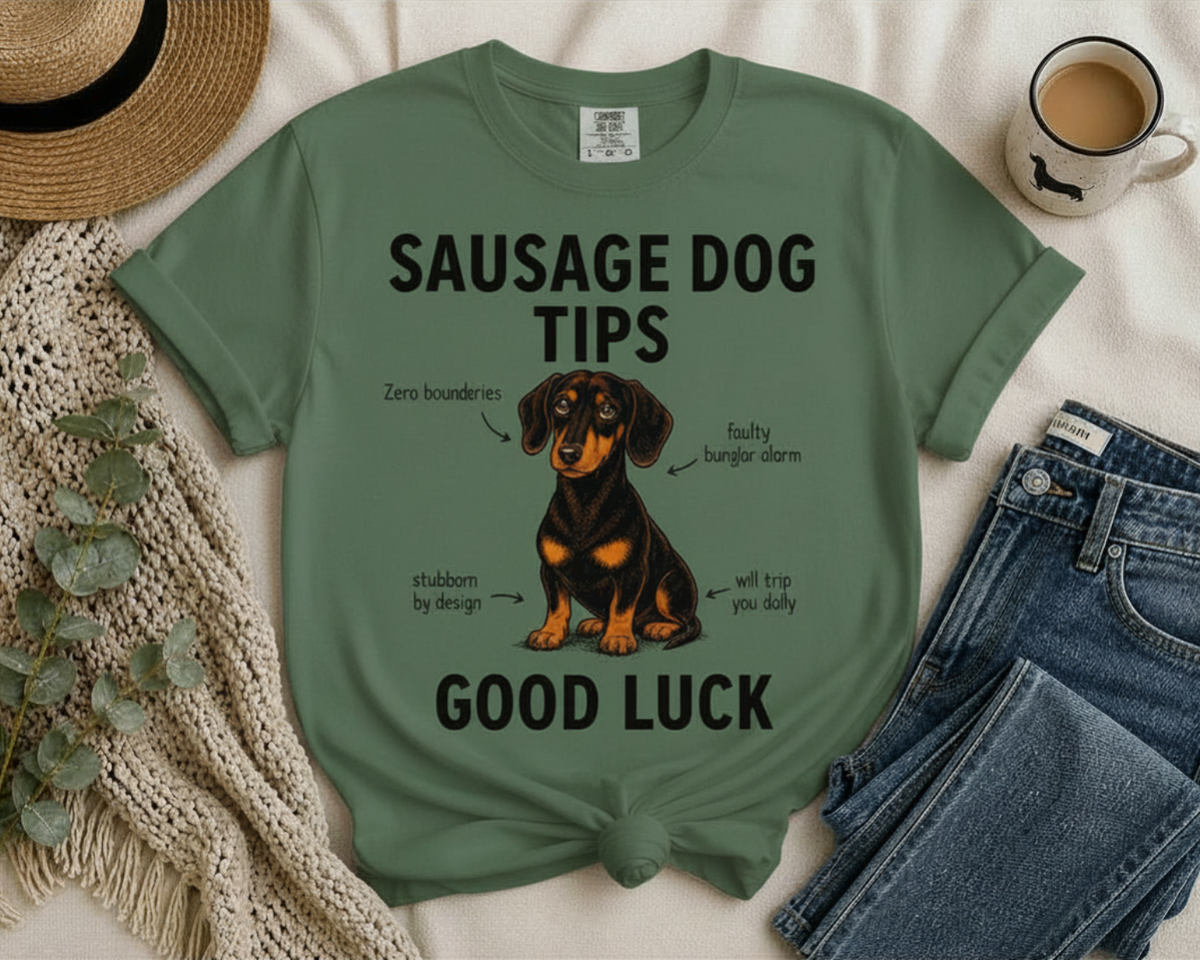 Sausage Dog Tips Tee