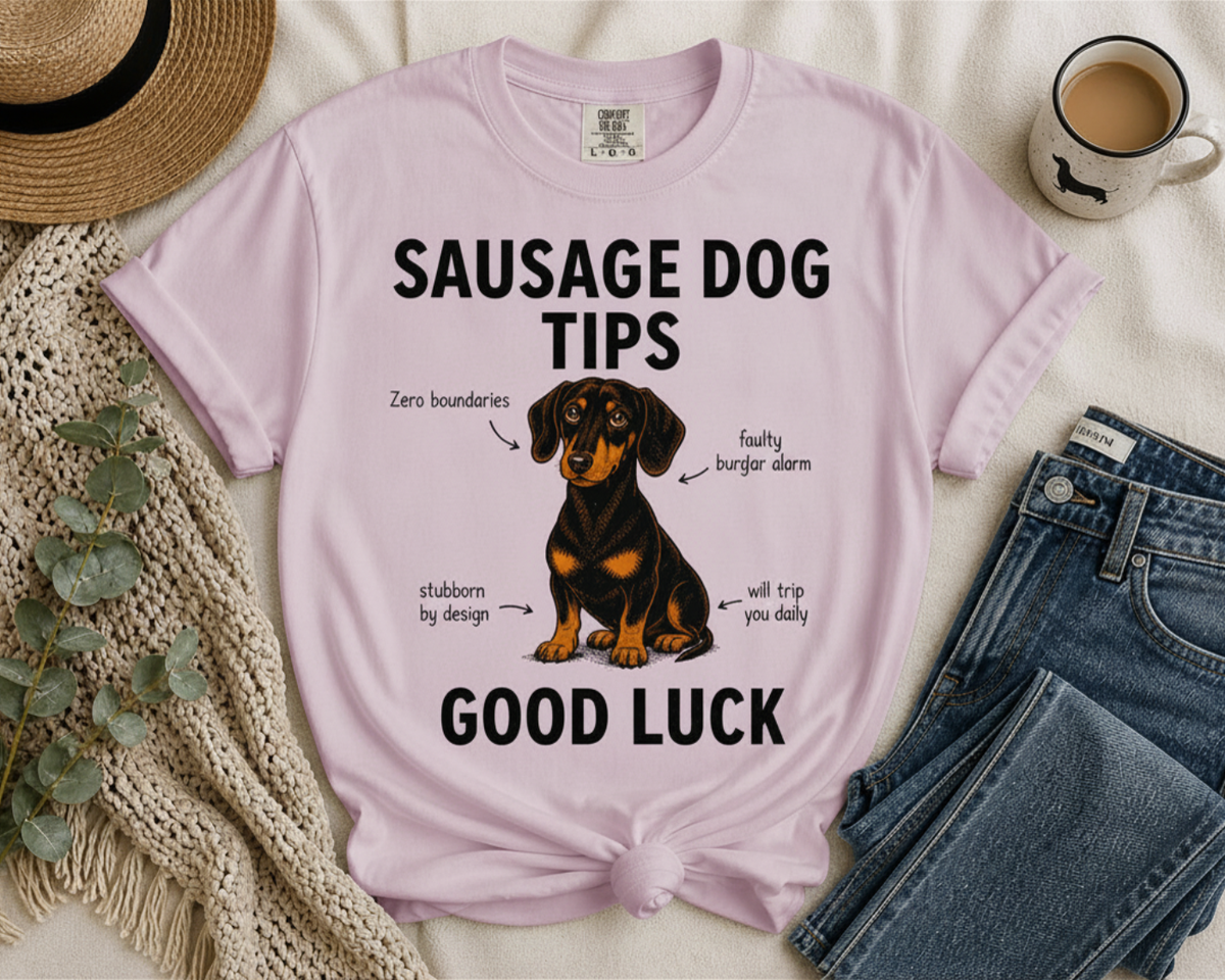 Sausage Dog Tips Tee