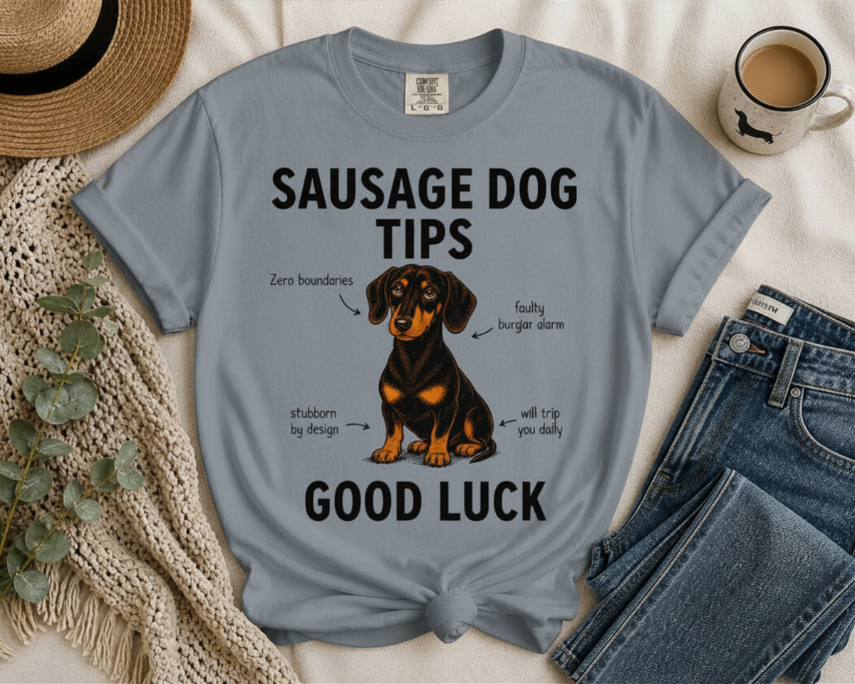 Sausage Dog Tips Tee