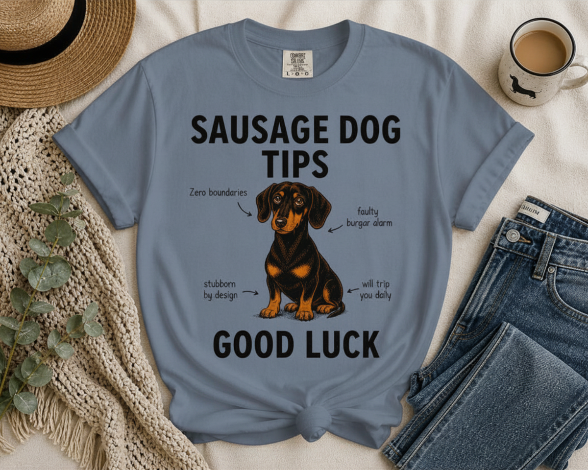 Sausage Dog Tips Tee