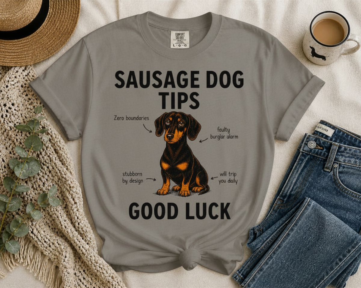 Sausage Dog Tips Tee