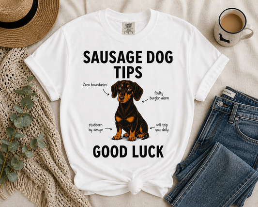 Sausage Dog Tips Tee