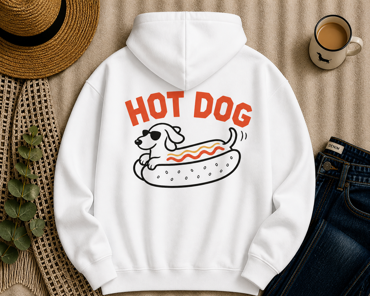 Hot Dog Graphic Hoodie