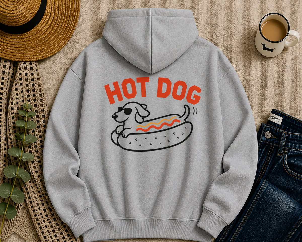 Hot Dog Graphic Hoodie