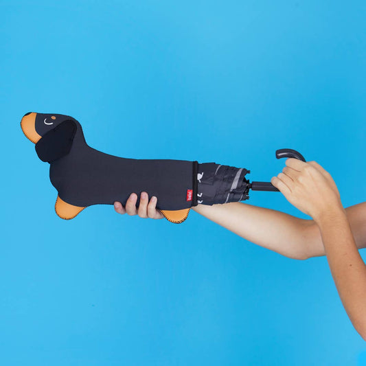 Black & Tan Sausage Dog Umbrella
