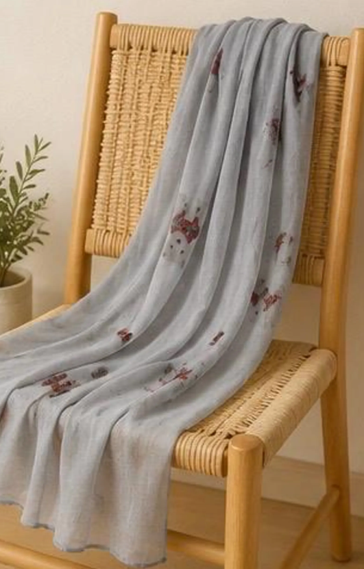 Westie Dog Print Scarf