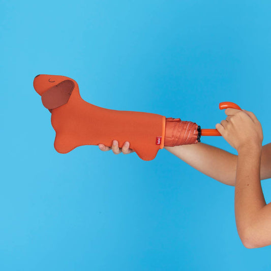 Brown Sausage Dog Umbrella